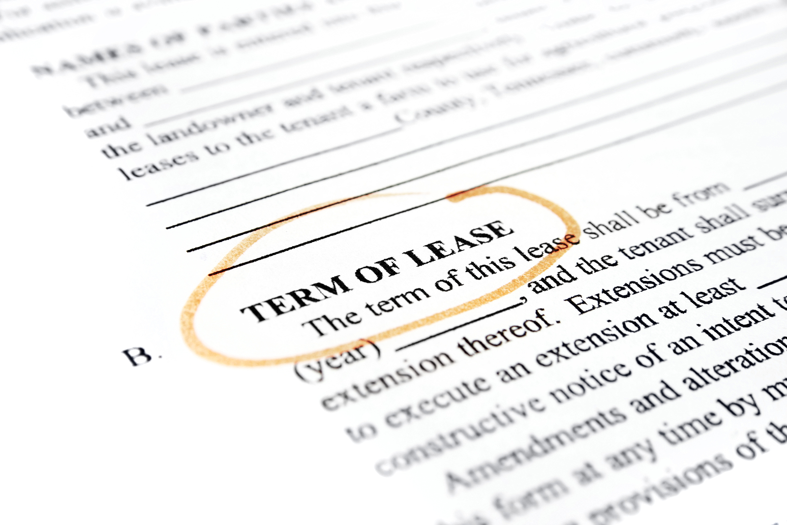 End Lease Form Ontario